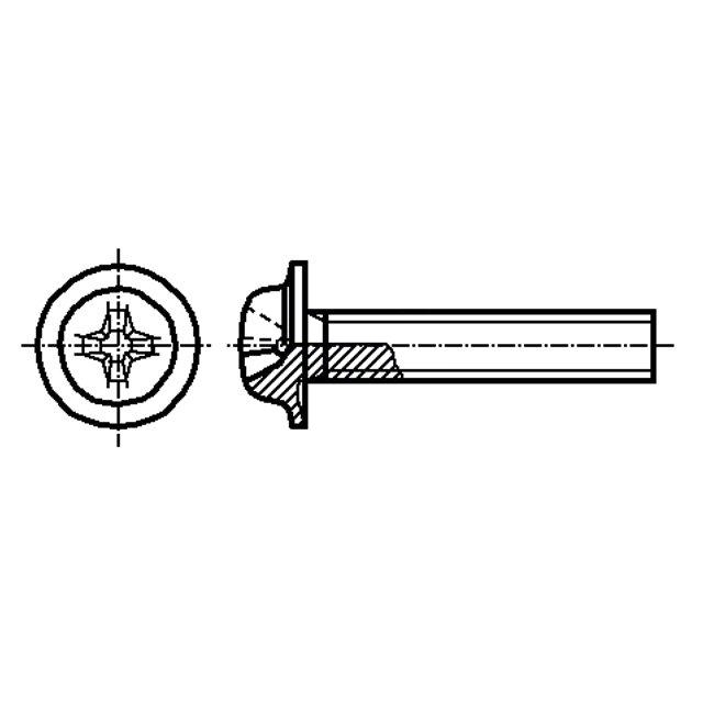 BOSSARD Screw; M2,5; M2.5x6