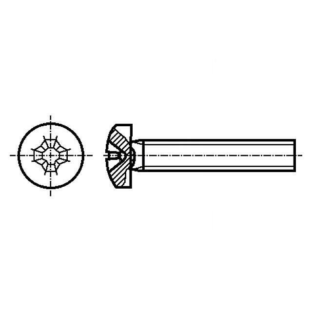 BOSSARD Screw; M2,5; M2.5x8