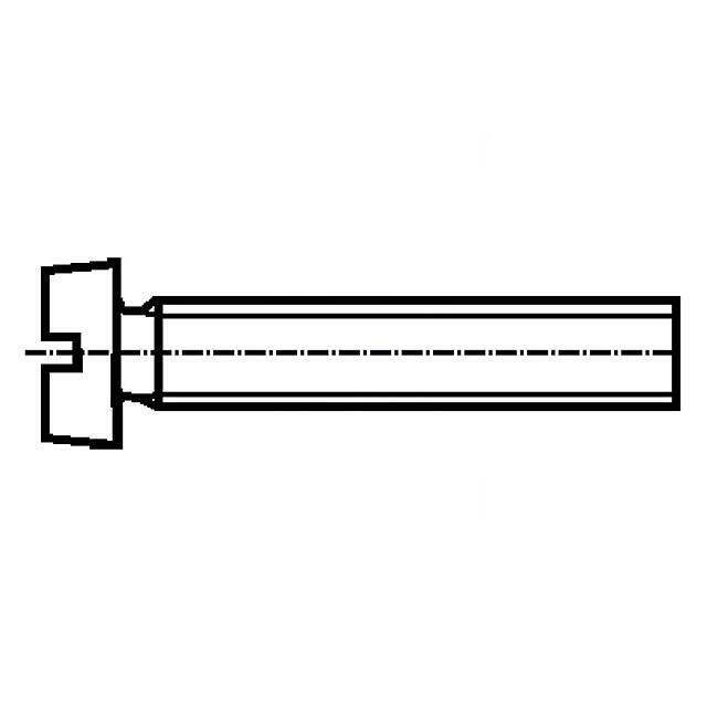 BOSSARD Screw; M2; M2x4; 0.4