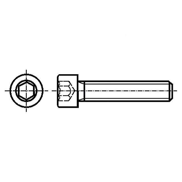 BOSSARD Screw; M3; M3x10; 0.5