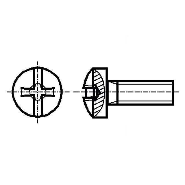 BOSSARD Screw; M3; M3x14; 0.5