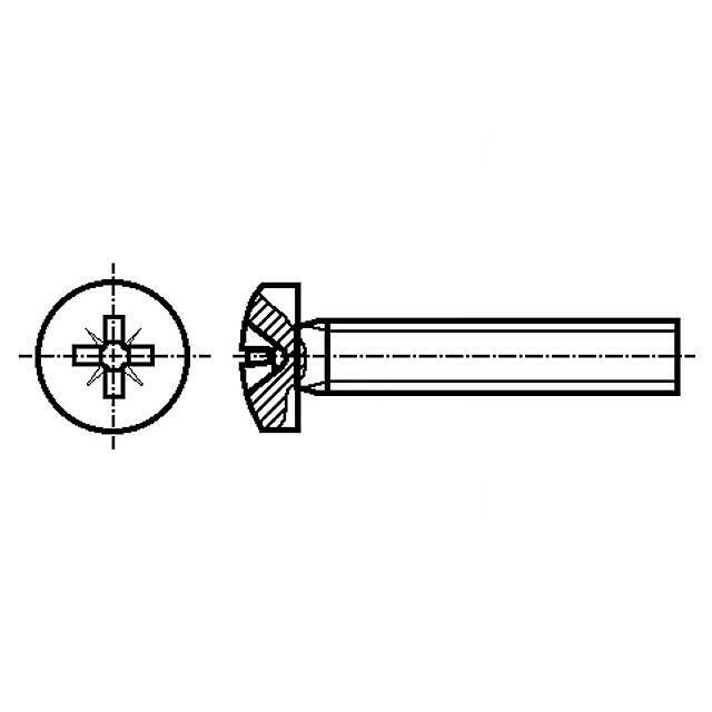BOSSARD Screw; M3; M3x35; 0.5