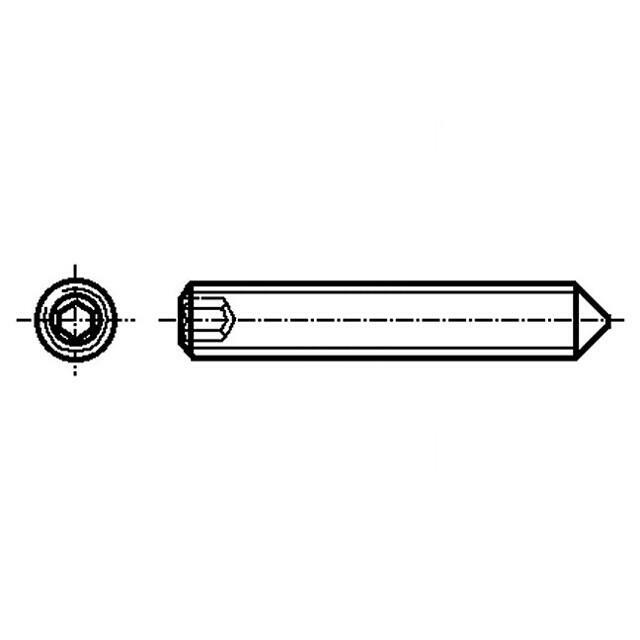 BOSSARD Screw; M3; M3x5; 0.5
