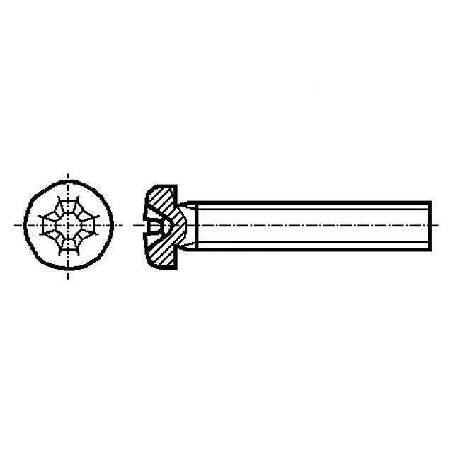 BOSSARD Screw; M3; M3x6; 0.5