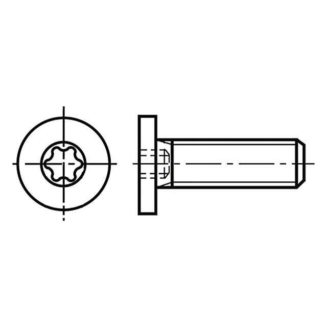 BOSSARD Screw; M3; M3x6; 0.5