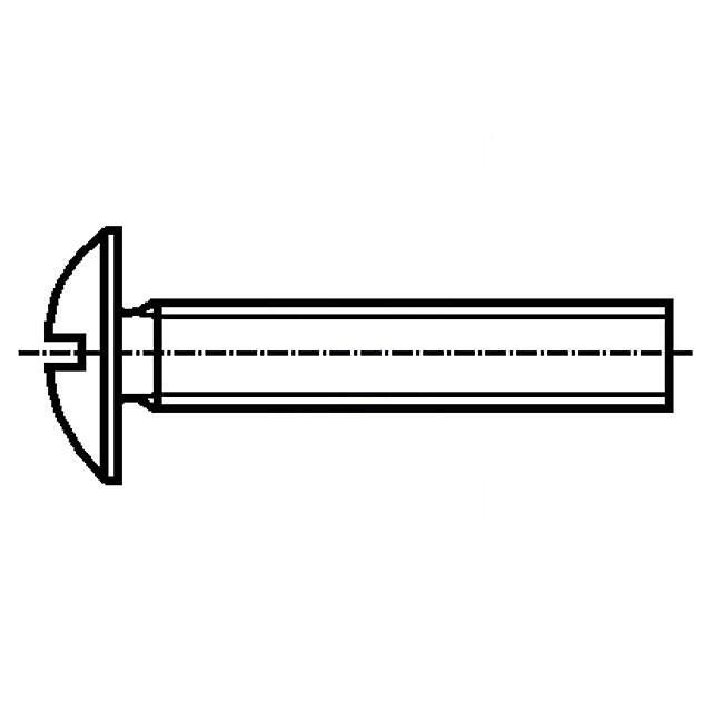 BOSSARD Screw; M3; M3x8; 0.5