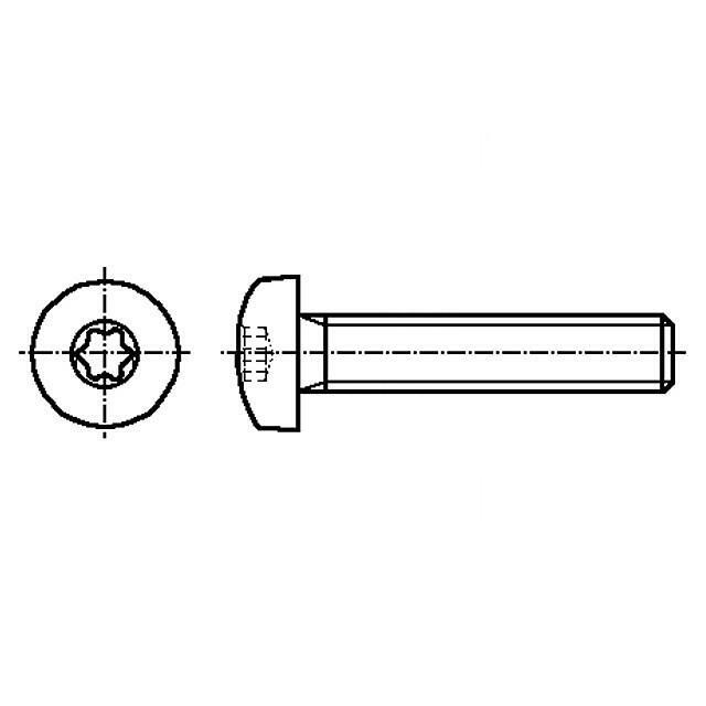 BOSSARD Screw; M3; M3x8; 0.5