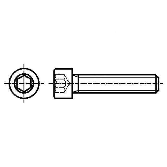 BOSSARD Screw; M4; M4x10; 0.7