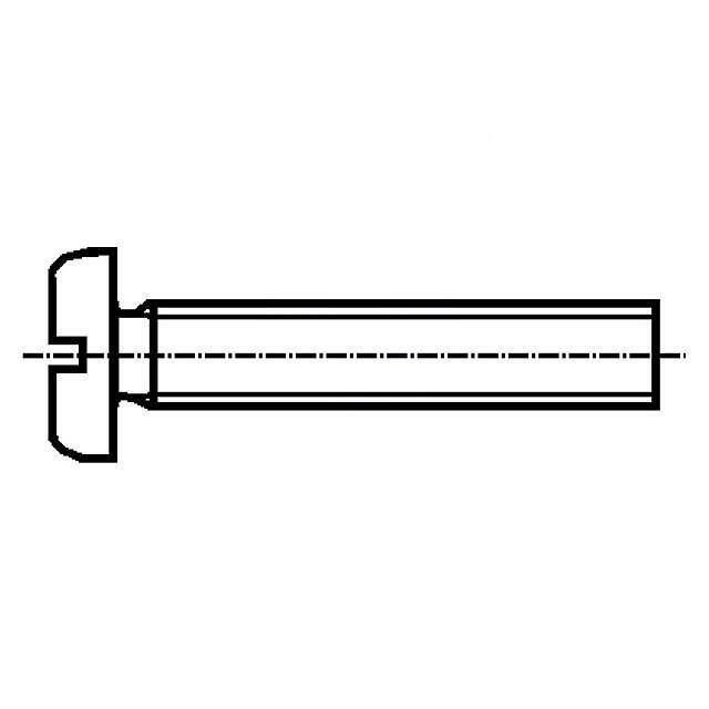 BOSSARD Screw; M4; M4x10; 0.7