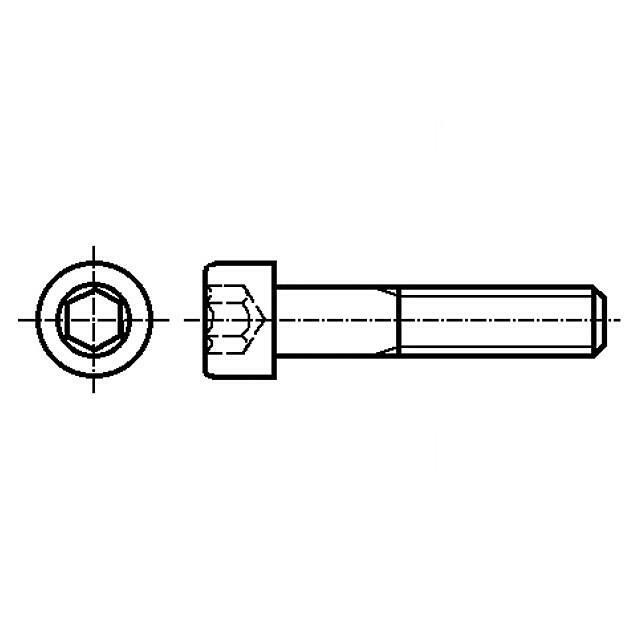 BOSSARD Screw; M4; M4x40; 0.7