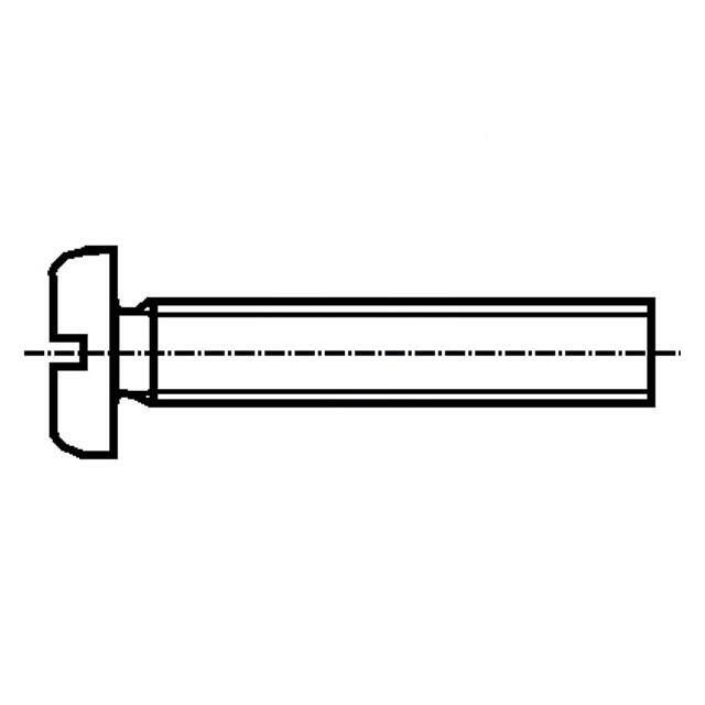BOSSARD Screw; M4; M4x8; 0.7