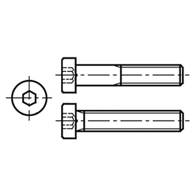 BOSSARD Screw; M5; M5x10; 0.8