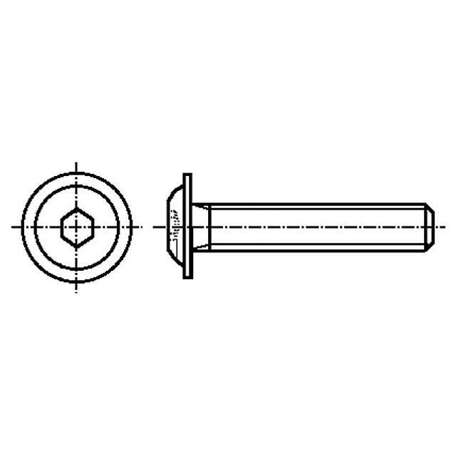 BOSSARD Screw; M5; M5x10; 0.8