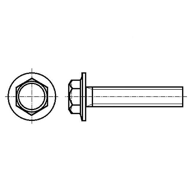 BOSSARD Screw; M5; M5x10; 0.8