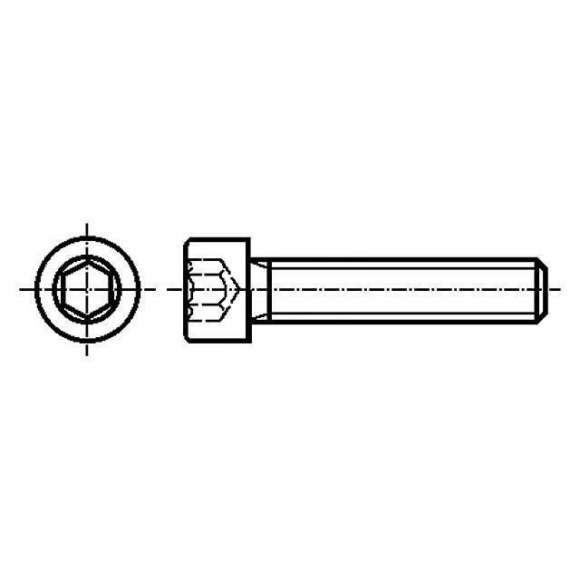 BOSSARD Screw; M5; M5x12; 0.8