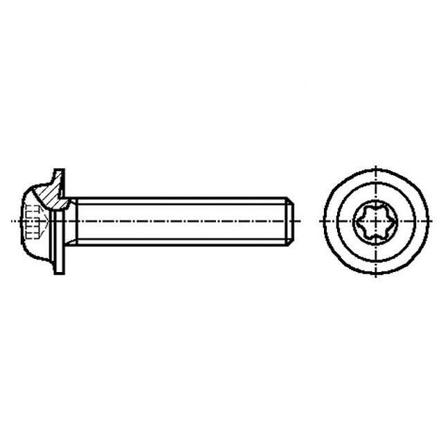BOSSARD Screw; M5; M5x12; 0.8
