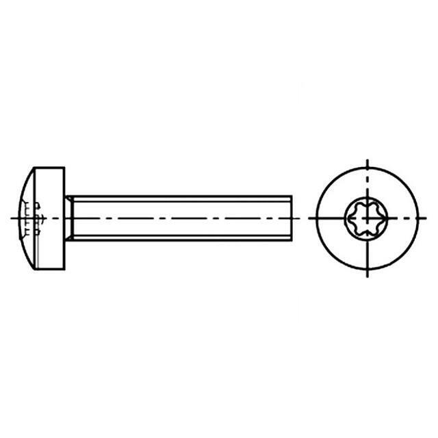 BOSSARD Screw; M5; M5x20; 0.8
