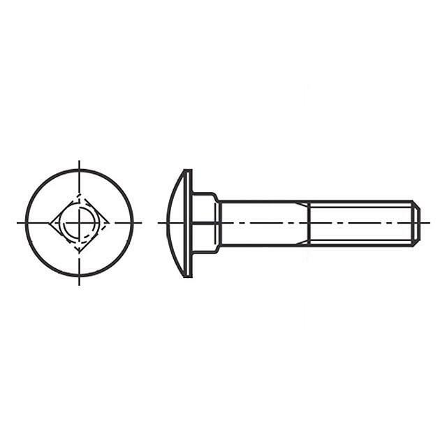 BOSSARD Screw; M6; M6x16; 1; Head: