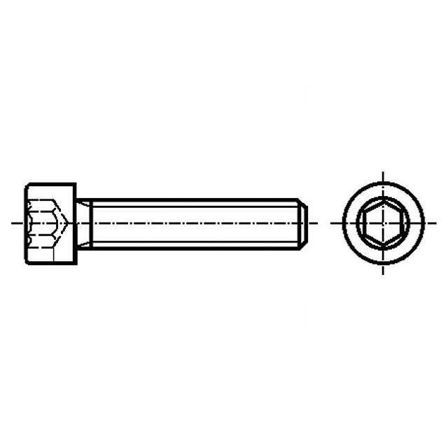 BOSSARD Screw; M6; M6x16; 1; Head: