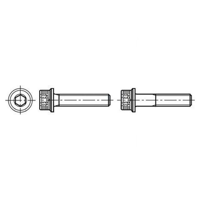 BOSSARD Screw; M6; M6x20; 1; with