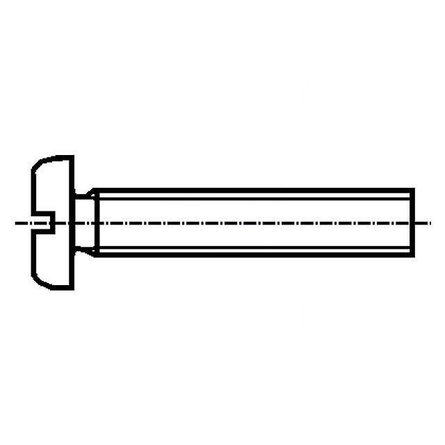 BOSSARD Screw; M8; M8x25; 1.25