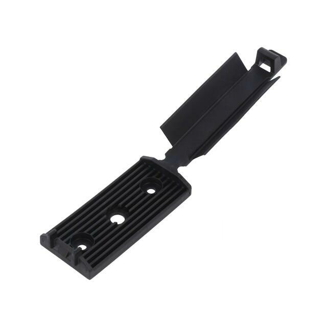 HELLERMANNTYTON Screw mounted clamp; polyamide; black