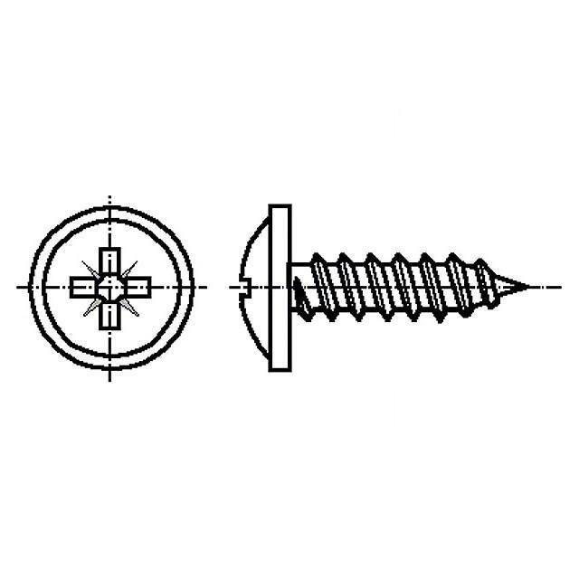 BOSSARD Screw; with flange; 3.5x9