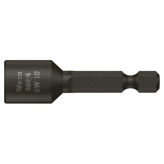 Screwdriver bit; 6-angles socket; 1/4"; HEX