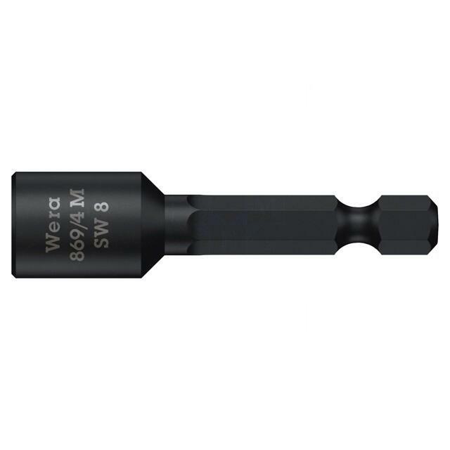 Screwdriver bit; 6-angles socket; 1/4"; HEX