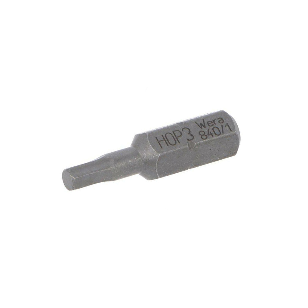 Screwdriver bit; hex key; HEX 3mm