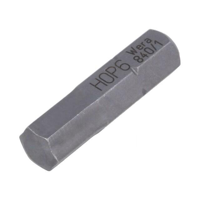 Screwdriver bit; hex key; HEX 6mm