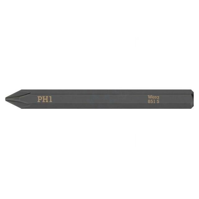 Screwdriver bit; Phillips; PH1; 1/4"; Kind: