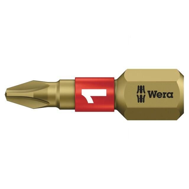 Screwdriver bit; Phillips; PH1; 1/4"; Overall