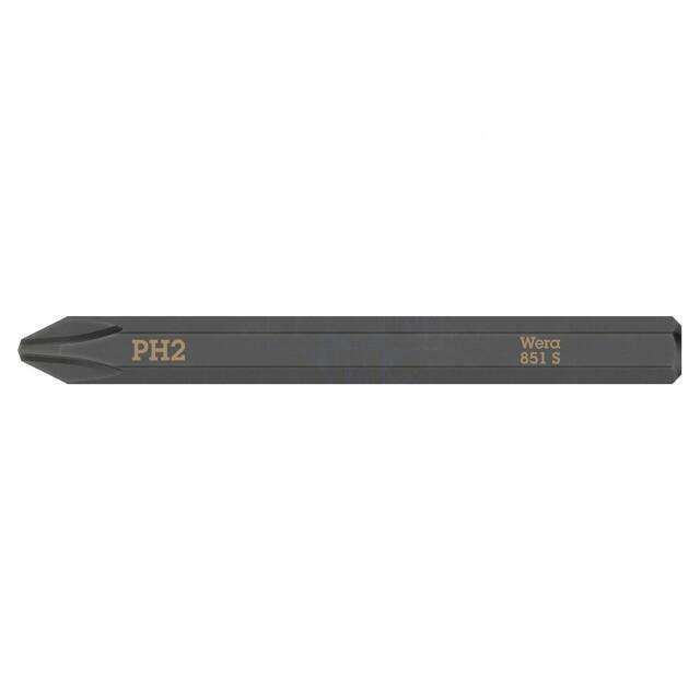 Screwdriver bit; Phillips; PH2; 1/4"; Kind: