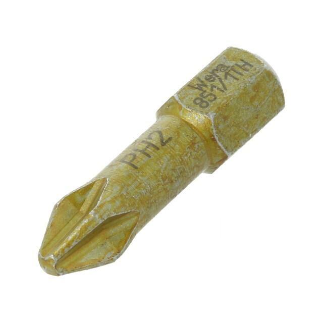 Screwdriver bit; Phillips; PH2; 1/4"; Overall