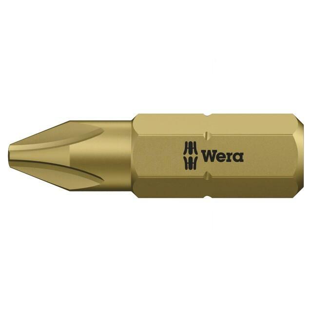 Screwdriver bit; Phillips; PH2; 1/4"; Overall