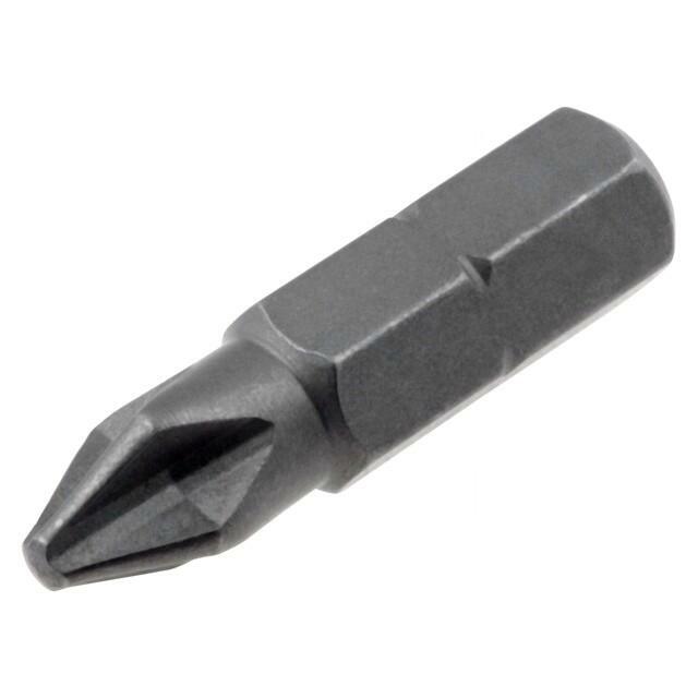 Screwdriver bit; Phillips; PH2; 1/4"; Overall