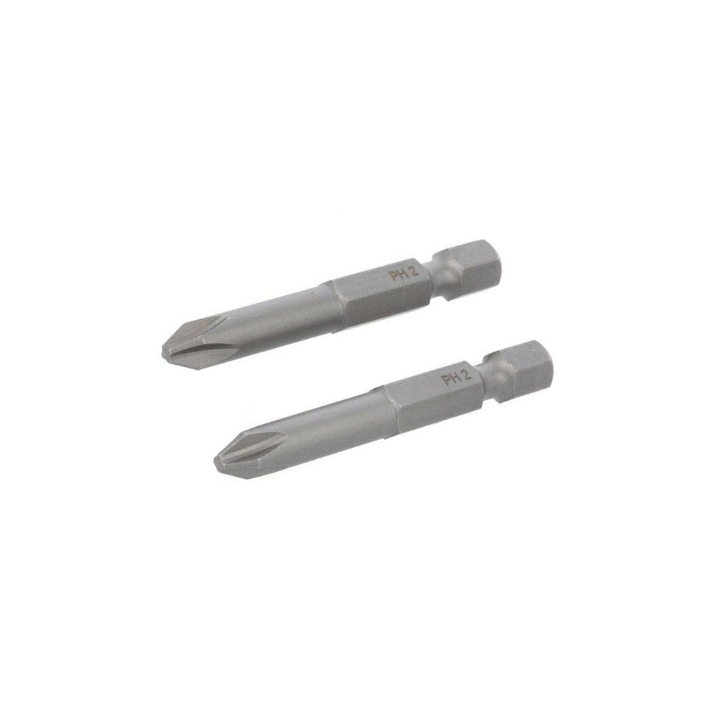 Screwdriver bit; Phillips; PH2; 1/4"; Overall