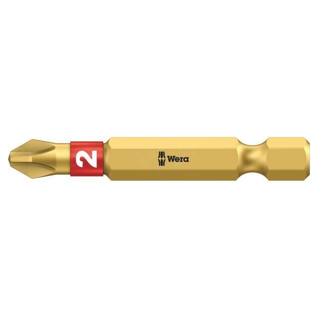Screwdriver bit; Phillips; PH2; 1/4"; Overall