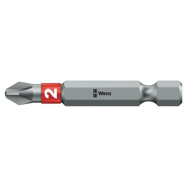 Screwdriver bit; Phillips; PH2; 1/4"; Overall