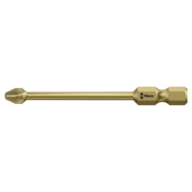 Screwdriver bit; Phillips; PH2; 1/4"; Overall