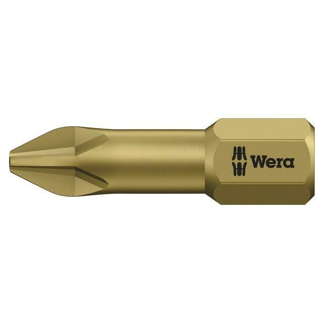 Screwdriver bit; Phillips; PH3; 1/4"; Overall