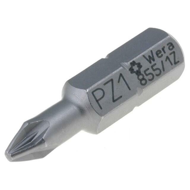 Screwdriver bit; Pozidriv®; PZ1; 1/4"; Overall