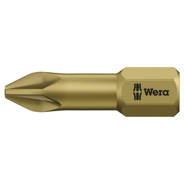Screwdriver bit; Pozidriv®; PZ2; 1/4"; Overall