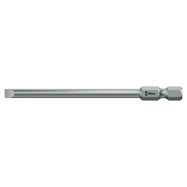 Screwdriver bit; slot; 4x0.8mm; 1/4"