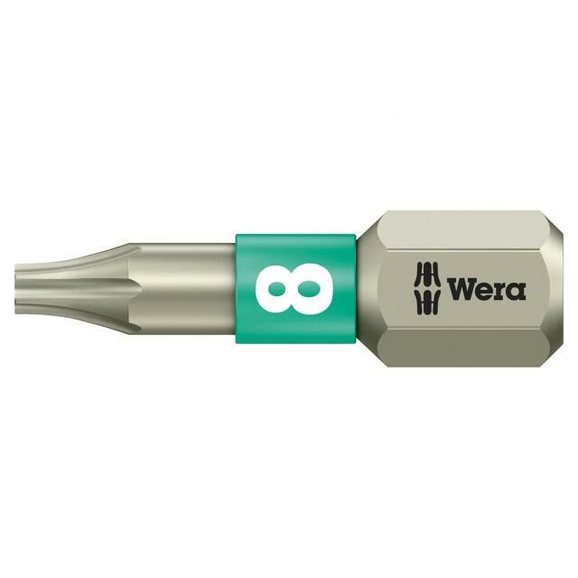 Screwdriver bit; Torx®; TX08; 1/4"; Overall