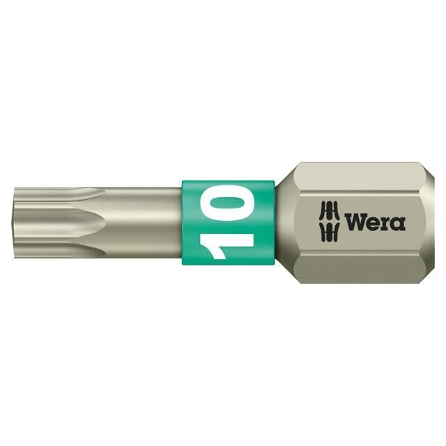 Screwdriver bit; Torx®; TX10; 1/4"; Overall