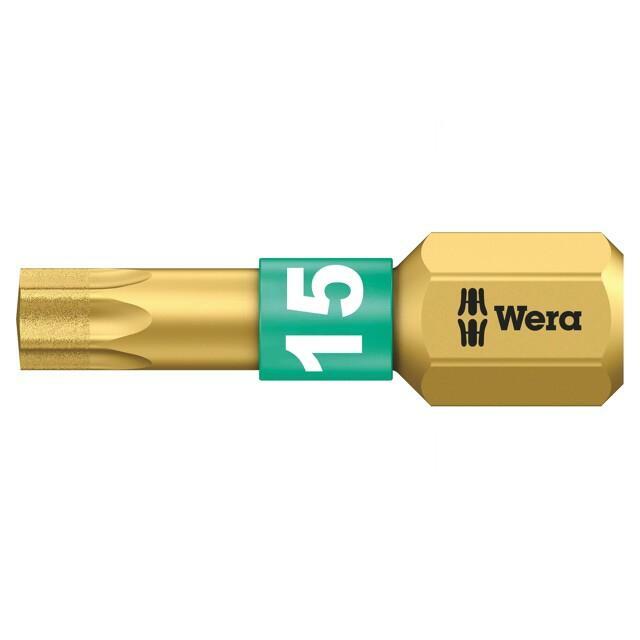Screwdriver bit; Torx®; TX15; 1/4"; Overall