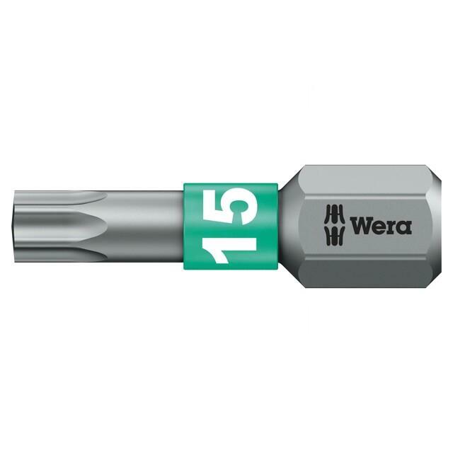 Screwdriver bit; Torx®; TX15; 1/4"; Overall