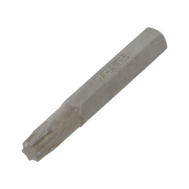 Screwdriver bit; Torx®; TX15; Socket size: